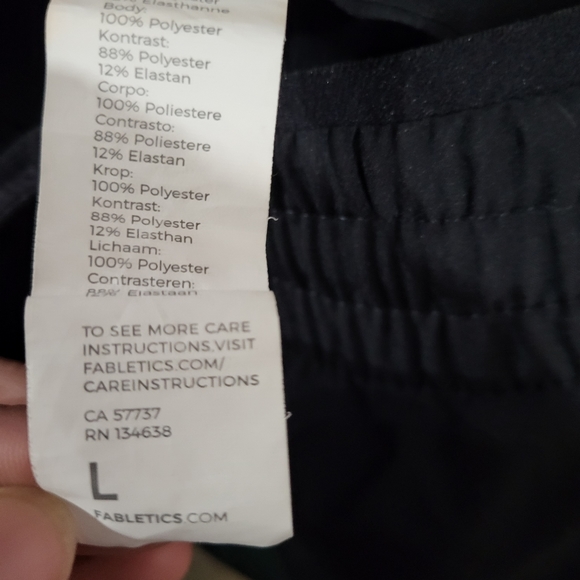 Fablectics Black Running shorts - Picture 2 of 4